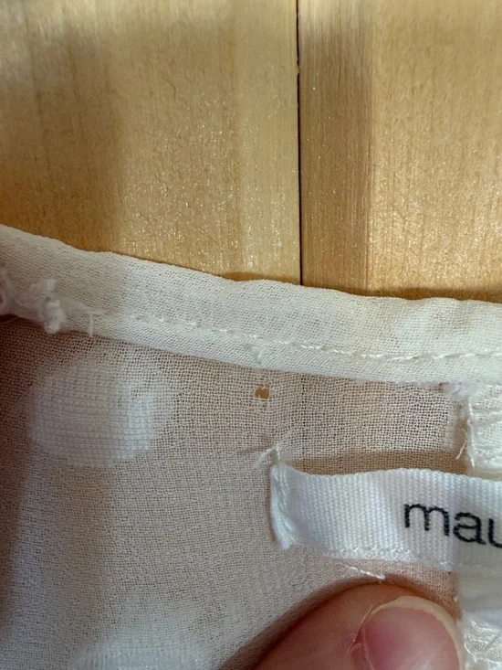 🌻5 for $30🌻 Maurices Cream Swiss Dot Sheer Kimono Cover-Up - Picture 3 of 13